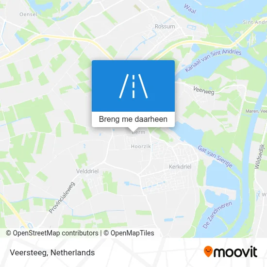 Veersteeg kaart