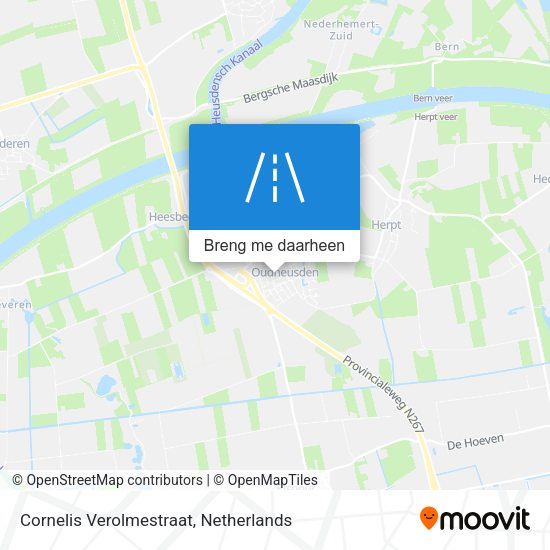 Cornelis Verolmestraat kaart