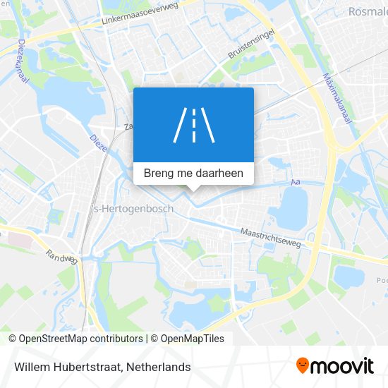 Willem Hubertstraat kaart