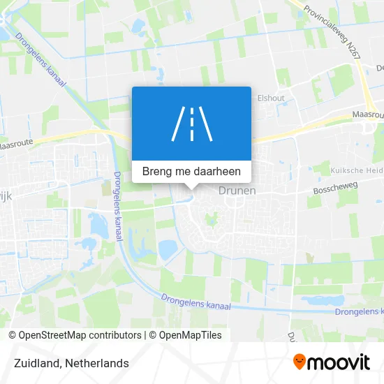 Zuidland kaart