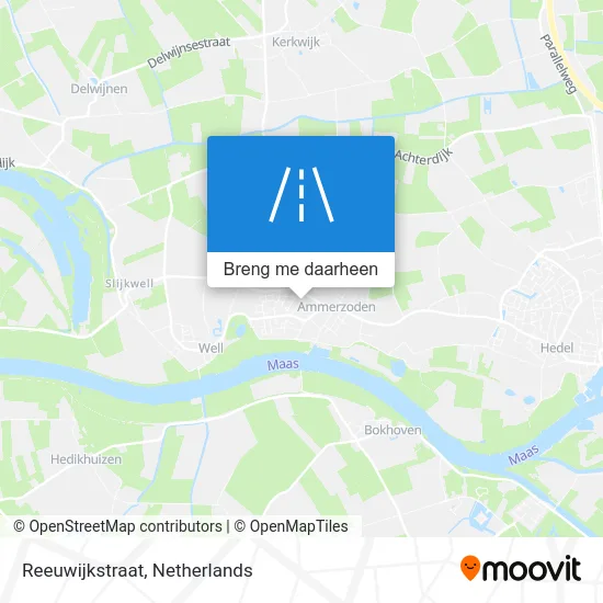 Reeuwijkstraat kaart