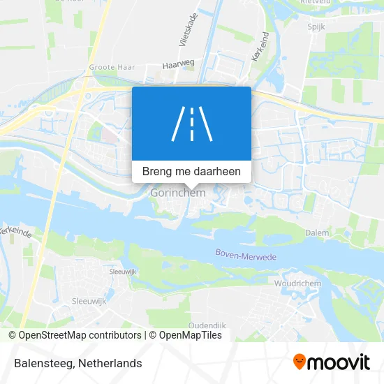 Balensteeg kaart