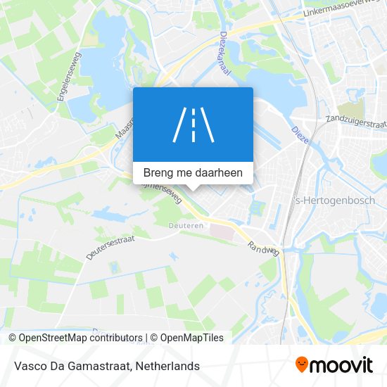 Vasco Da Gamastraat kaart