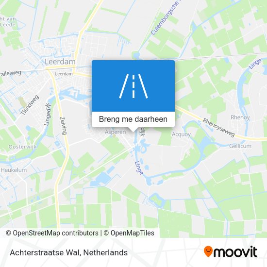 Achterstraatse Wal kaart