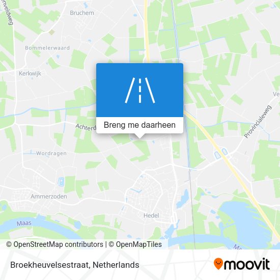 Broekheuvelsestraat kaart