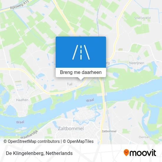 De Klingelenberg kaart
