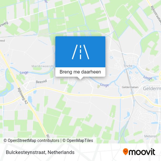 Bulckesteynstraat kaart