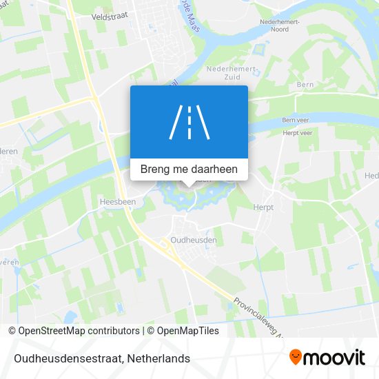 Oudheusdensestraat kaart