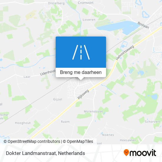 Dokter Landmanstraat kaart