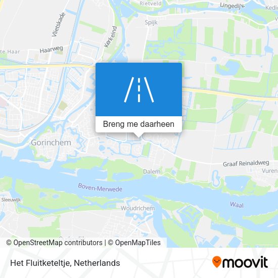 Het Fluitketeltje kaart