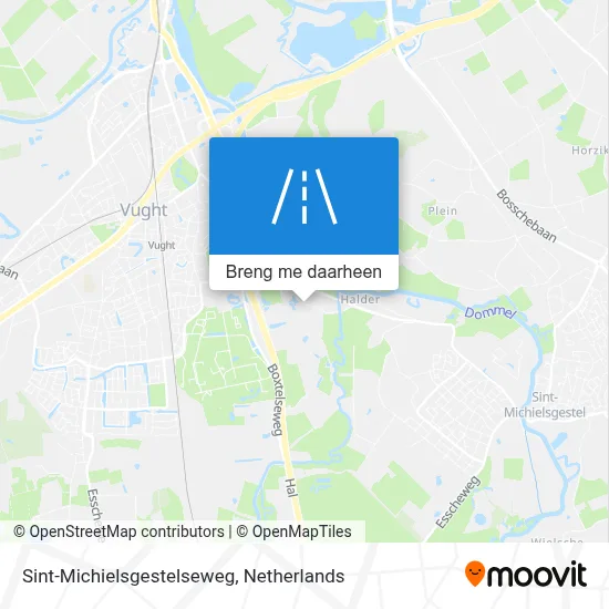 Sint-Michielsgestelseweg kaart