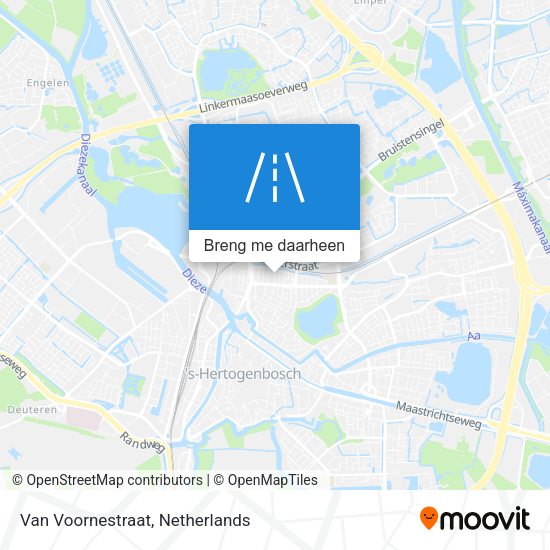 Van Voornestraat kaart