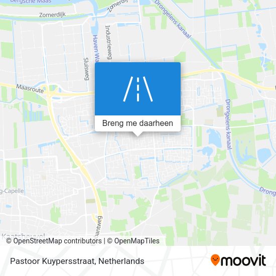 Pastoor Kuypersstraat kaart