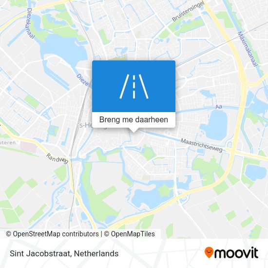 Sint Jacobstraat kaart