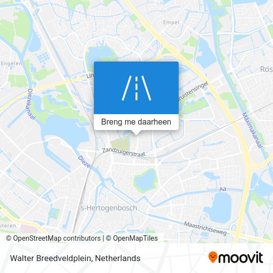 Walter Breedveldplein kaart