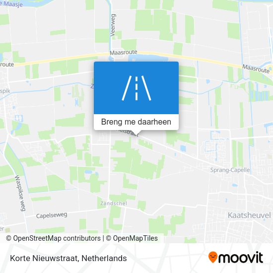 Korte Nieuwstraat kaart