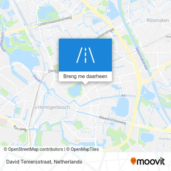 David Teniersstraat kaart