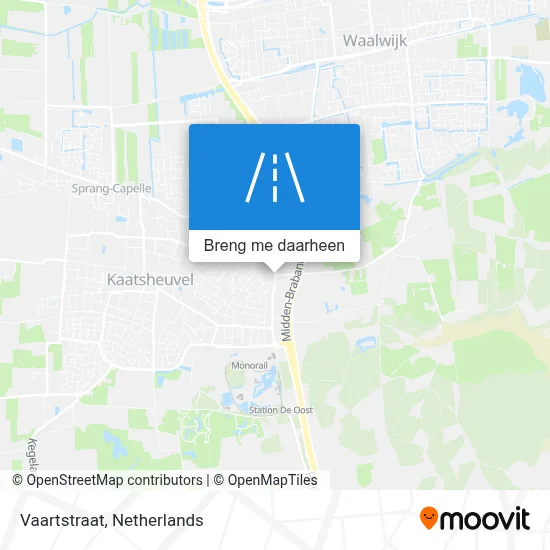 Vaartstraat kaart