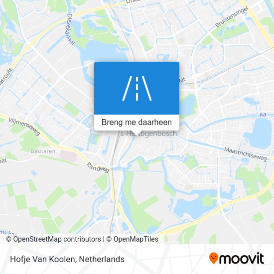 Hofje Van Koolen kaart