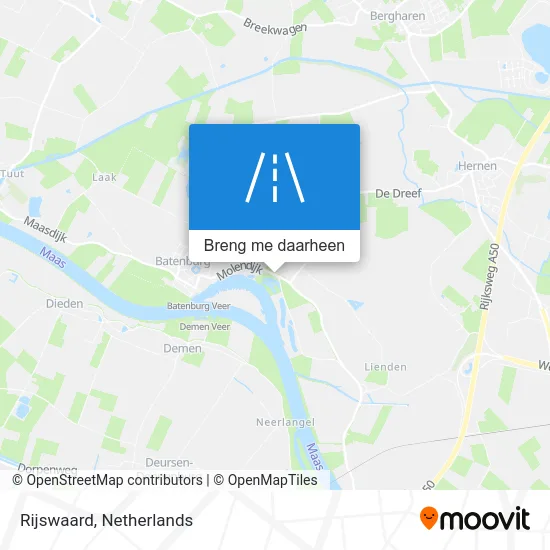 Rijswaard kaart