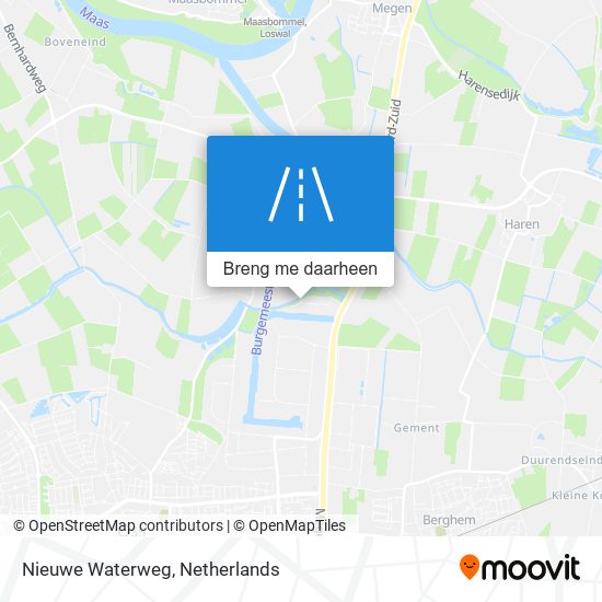 Nieuwe Waterweg kaart