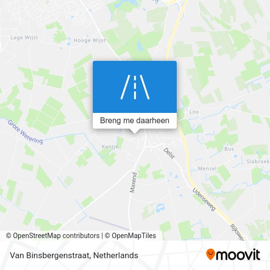 Van Binsbergenstraat kaart