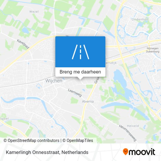 Kamerlingh Onnesstraat kaart
