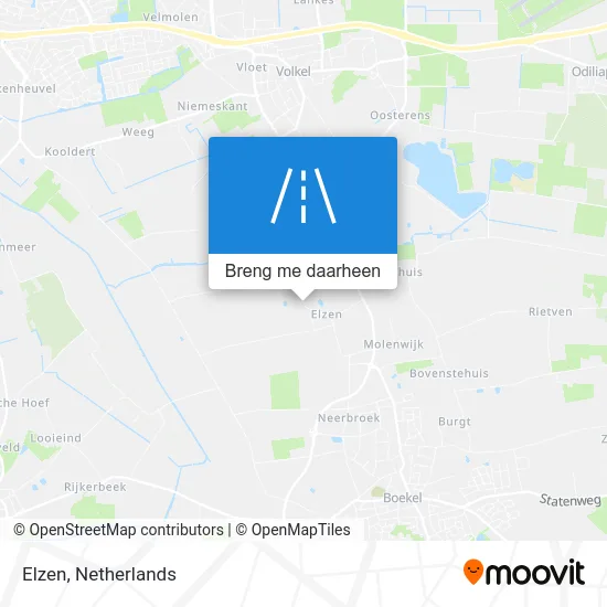 Elzen kaart