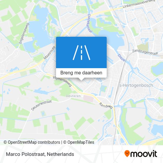 Marco Polostraat kaart