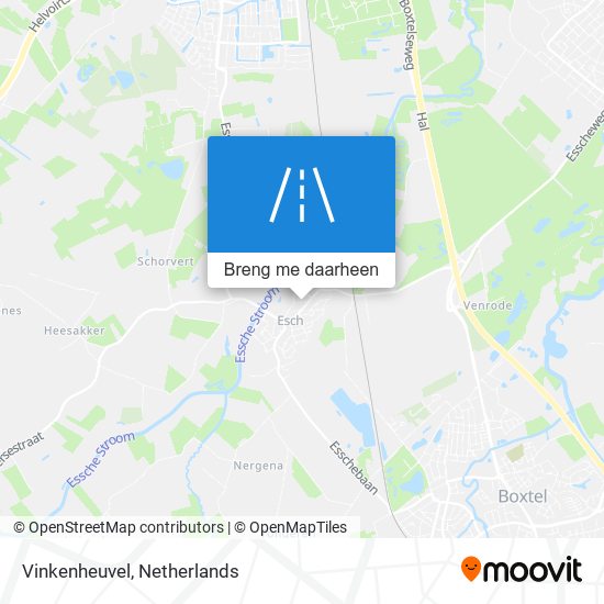 Vinkenheuvel kaart