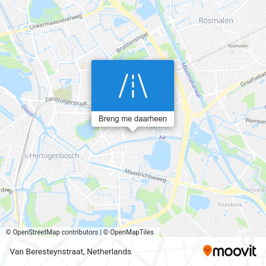 Van Beresteynstraat kaart
