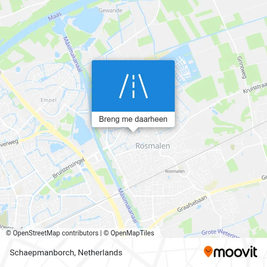 Schaepmanborch kaart