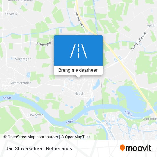 Jan Stuversstraat kaart