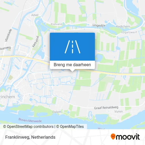 Franklinweg kaart