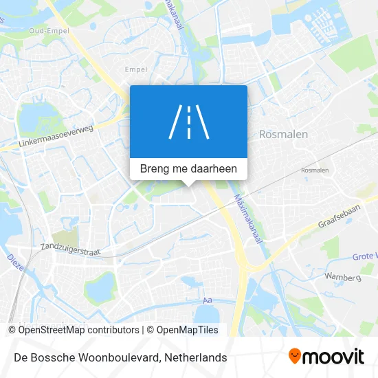 De Bossche Woonboulevard kaart