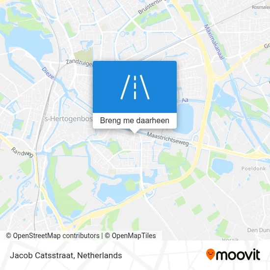 Jacob Catsstraat kaart