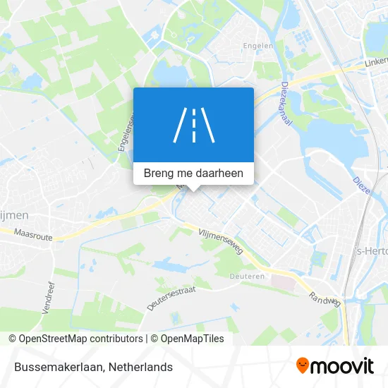 Bussemakerlaan kaart