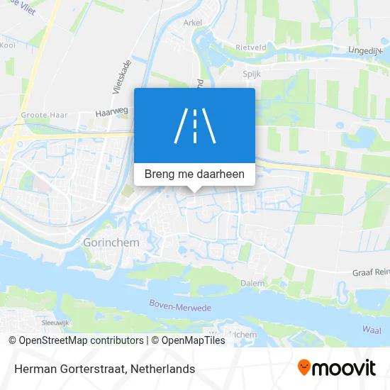Herman Gorterstraat kaart