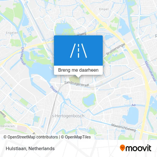 Hulstlaan kaart