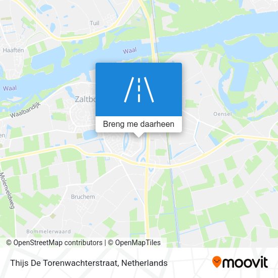Thijs De Torenwachterstraat kaart