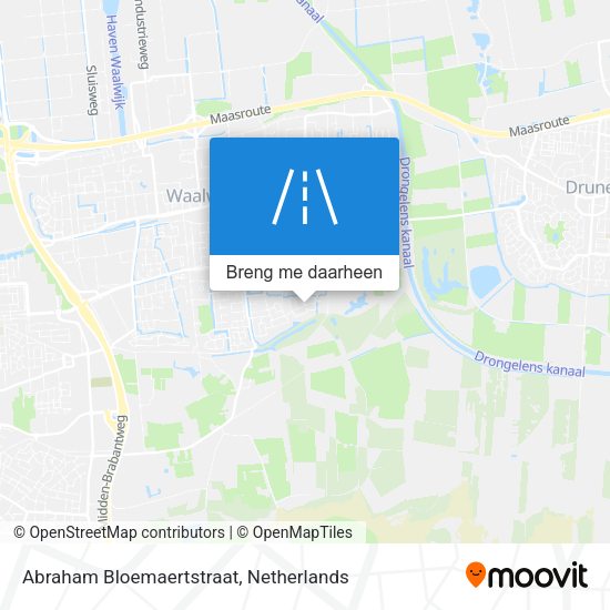 Abraham Bloemaertstraat kaart