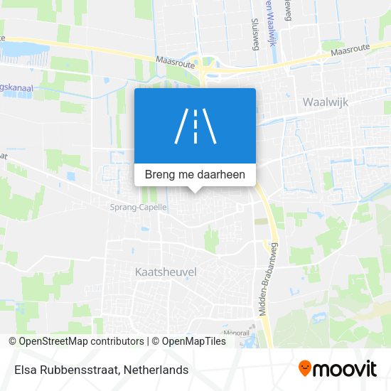 Elsa Rubbensstraat kaart