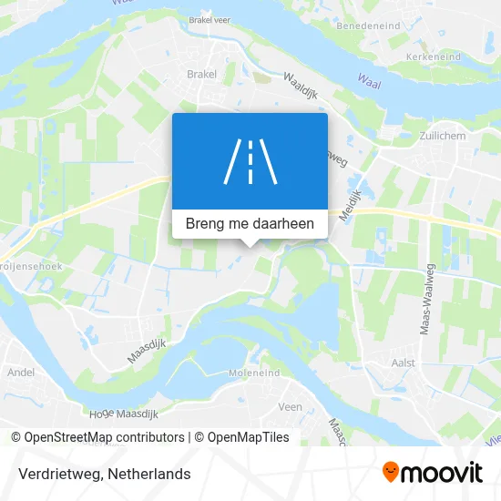 Verdrietweg kaart