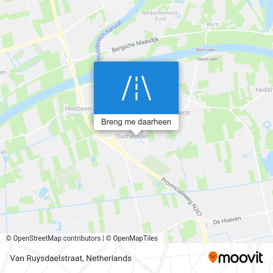 Van Ruysdaelstraat kaart