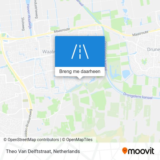 Theo Van Delftstraat kaart