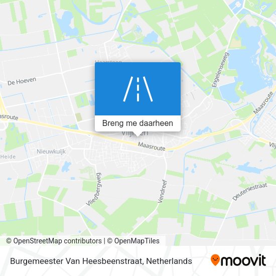 Burgemeester Van Heesbeenstraat kaart