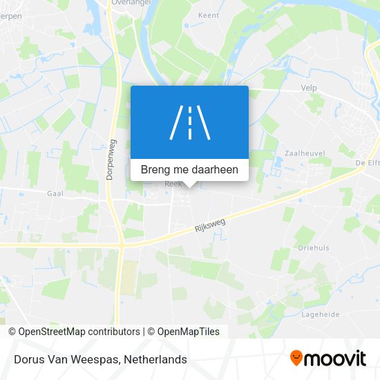 Dorus Van Weespas kaart