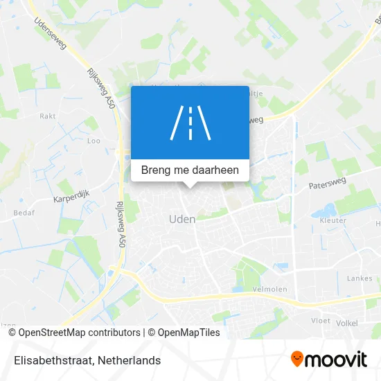 Elisabethstraat kaart