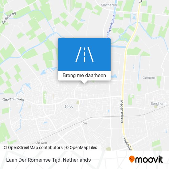 Laan Der Romeinse Tijd kaart