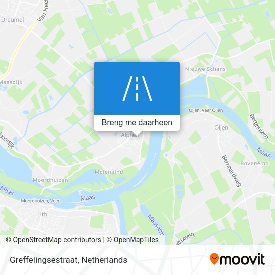 Greffelingsestraat kaart